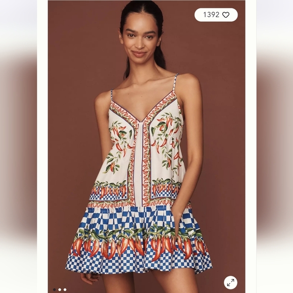 FARM Rio Multicolor Mini Dress - Picture 1 of 12